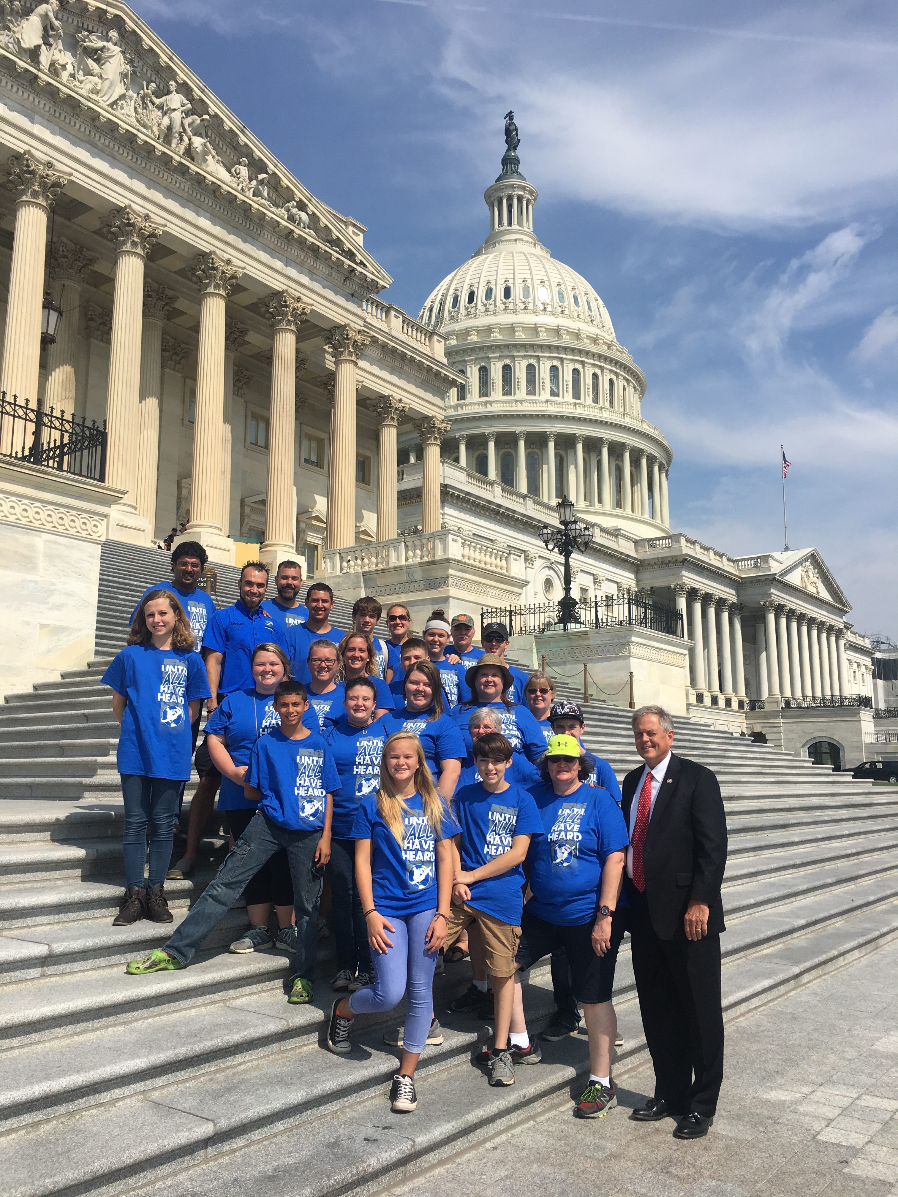 AFO Missions Team at our Nations Capital with Congressman Ralph Norman